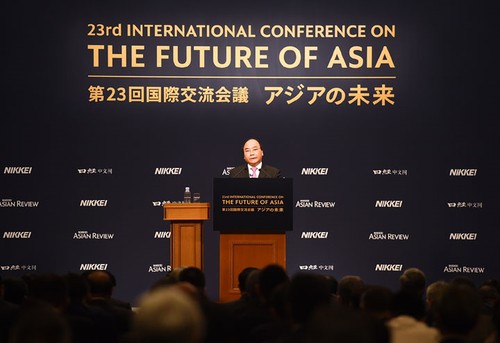 Prensa japonesa aprecia compromisos del premier vietnamita en la Conferencia “Futuro de Asia” - ảnh 1