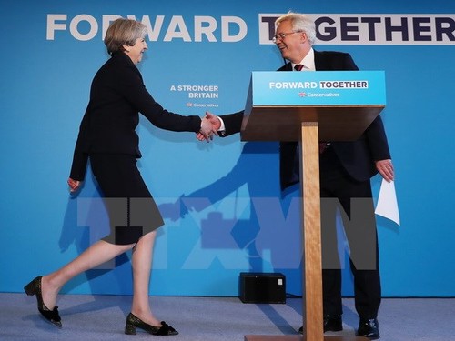 Theresa May se mantiene firme en su postura en las negociaciones por el Brexit - ảnh 1