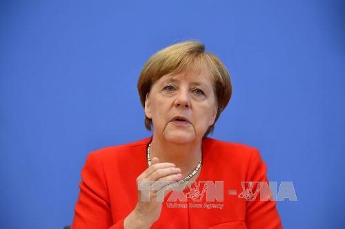 Merkel y Trump instan a imponer nuevas sanciones contra Pyongyang - ảnh 1