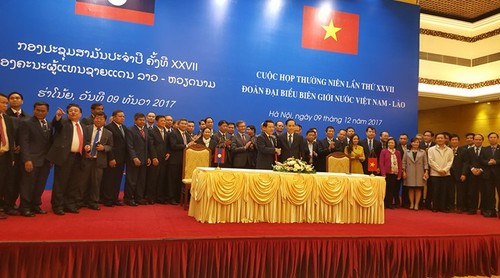 XXVII Reunión entre las delegaciones sobre los asuntos fronterizos Vietnam-Laos - ảnh 1