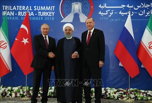 Turquía, Rusia e Irán piden una solución política al conflicto sirio - ảnh 1