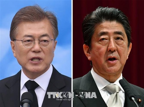 Líderes japoneses y surcoreanos conversan sobre la península de Corea - ảnh 1