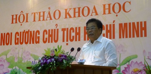 Celebran en Hanói seminario sobre testamento del presidente Ho Chi Minh - ảnh 1