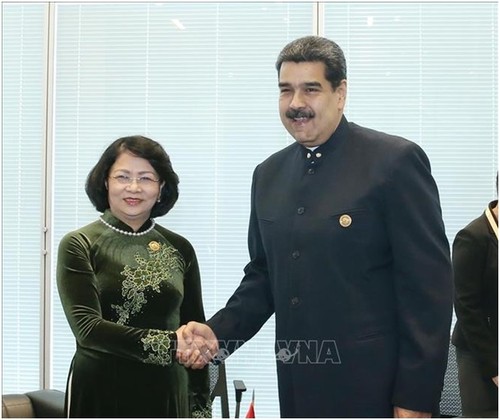 Vicepresidenta de Vietnam reitera apoyo al Gobierno constitucional de Venezuela - ảnh 1