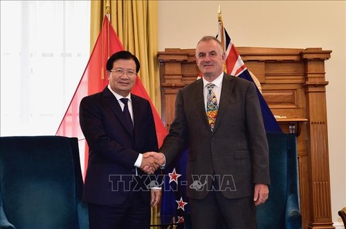 Vicepremier vietnamita concluye visita a Nueva Zelanda  - ảnh 1