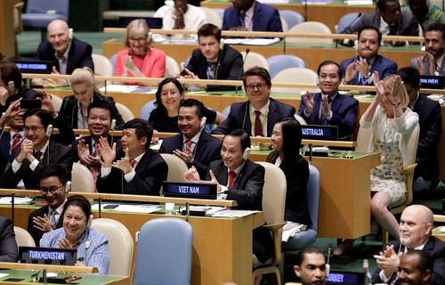 Vietnam asume oficialmente puesto de miembro no permanente del Consejo de Seguridad de la ONU - ảnh 1