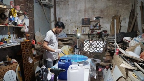 Luong Van Tuan y su proyecto de diseño con materiales reciclados - ảnh 2