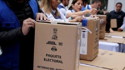 Consejo Nacional Electoral de Ecuador anuncia pruebas del covid-19 a personal electoral - ảnh 1