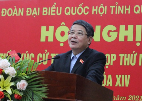 Dirigente del Parlamento sostiene reunión con el electorado de Quang Nam - ảnh 1