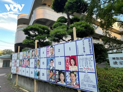 Comienzan a votar en los comicios de la Cámara Alta de Japón - ảnh 1