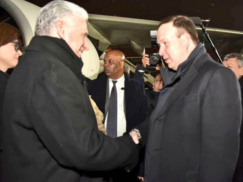Presidente cubano llega a Rusia en su gira internacional - ảnh 1