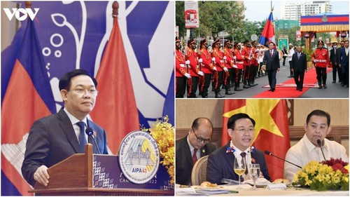 Concluye el presidente del Parlamento de Vietnam visitas a Camboya y Filipinas y su participación en AIPA-43  - ảnh 1