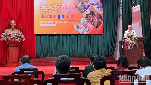 Vietnam lanza campaña en apoyo a víctimas del Agente Naranja - ảnh 1