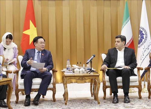 Prosiguen actividades del presidente del Parlamento de Vietnam en Irán - ảnh 1