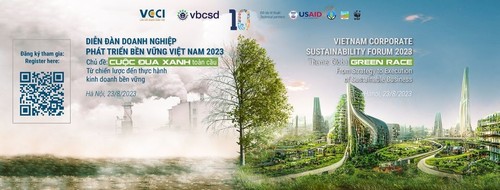 Efectúan Foro Empresarial sobre Desarrollo Sostenible de Vietnam 2023 - ảnh 1