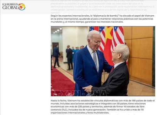 Prensa argentina pondera la política de “diplomacia del bambú” de Vietnam - ảnh 1