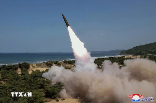 Corea del Norte lanza un proyectil no identificado hacia el mar Amarillo - ảnh 1
