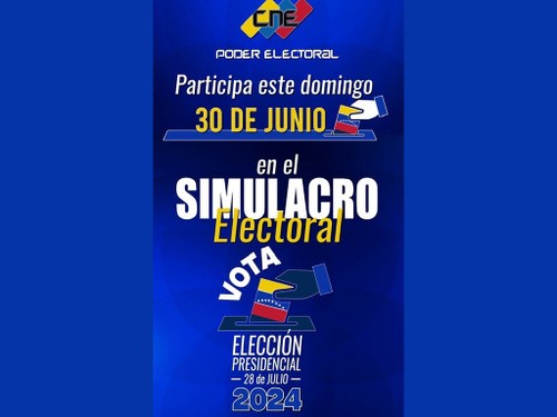 Venezuela realiza simulacros electorales de cara a las elecciones presidenciales en julio - ảnh 1