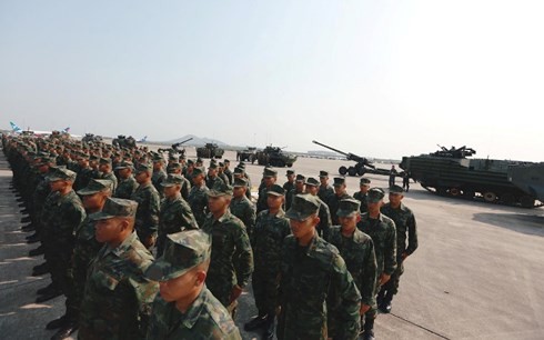 สหรัฐ สาธารณรัฐเกาหลีและไทยจัดการฝึกซ้อมทางทหาร - ảnh 1