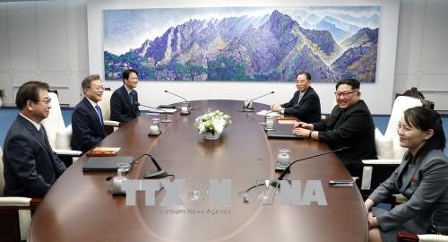การประชุมสุดยอดระหว่างสองภาคเกาหลี 2018: เจรจาเกี่ยวกับการปลอดนิวเคลียร์ - ảnh 1