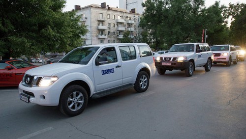   OSCE observers begin operation on Russia-Ukraine border - ảnh 1