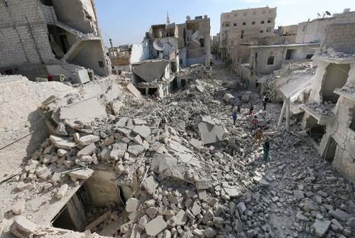 UN envoy in Syria to seek Aleppo truce - ảnh 1