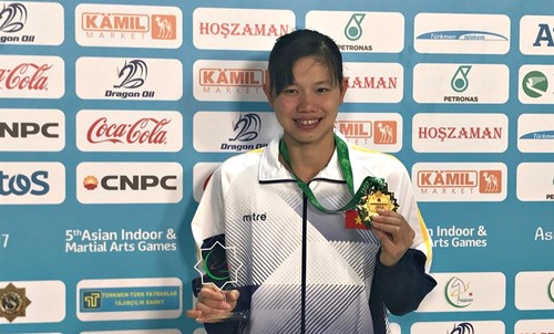 Swimmer Anh Vien breaks Asian Indoor and Martial Art Games’ record  - ảnh 1