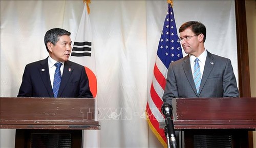 US, South Korea urge North to honor denuclearization pledges - ảnh 1