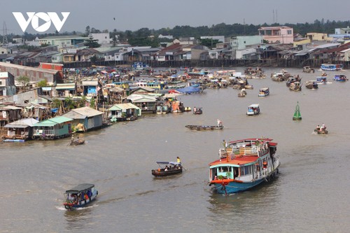 Can Tho city's project preserves Cai Rang floating market  - ảnh 2