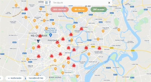 SOSmap.net connects donors and needy people  - ảnh 1