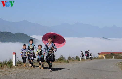 Gau Tao-Frühlingsfest am Bergfuß Ngu Chi Son - ảnh 1