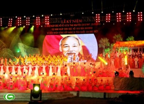  Thai Nguyen feiert den 65. Jahrestag des Besuchs von Präsidenten Ho Chi Minh - ảnh 1