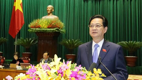 Wähler lobten die Antworten des Premierministers Nguyen Tan Dung auf der Fragestunde - ảnh 1