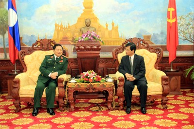 Laotische Armee will an der Seite der vietnamesischen Armee stehen - ảnh 1