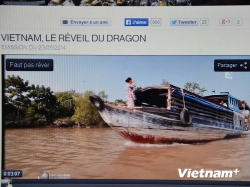 Besondere Schönheit Vietnams in französischem Fernsehen - ảnh 1