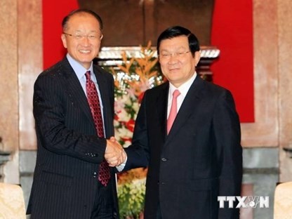 Staatspräsident Truong Tan Sang empfängt Weltbank-Präsident - ảnh 1