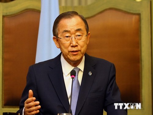UN-Generalsekretär drängt zu einem Waffenstillstand zwischen Israel und Palästina - ảnh 1