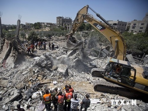 Mehrere hundert Millionen US-Dollar Hilfe zum Wiederaufbau des Gazastreifens - ảnh 1