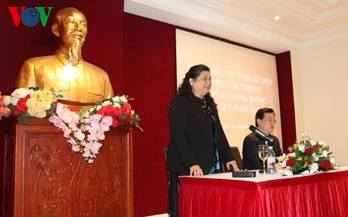 Vizeparlamentspräsidentin Tong Thi Phong würdigt Beiträge der Auslandsvietnamesen in Frankreich - ảnh 1
