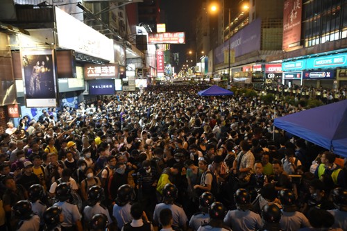 Hongkong: erneute Zusammenstöße im Viertel Mong Kok - ảnh 1
