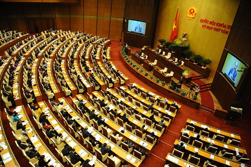 Abgeordnete diskutieren über Gesetzesentwurf zur Organisation der Regierung - ảnh 1