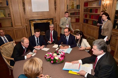 Spitzenpolitiker Frankreichs, Deutschlands, Russlands und der Ukraine werden sich im Oktober treffen - ảnh 1