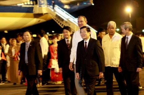 Staatspräsident Truong Tan Sang besucht Kuba - ảnh 1