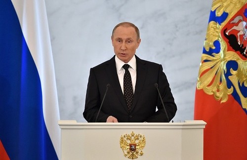 Russlands Präsident Wladimir Putin hält Rede an die Nation - ảnh 1