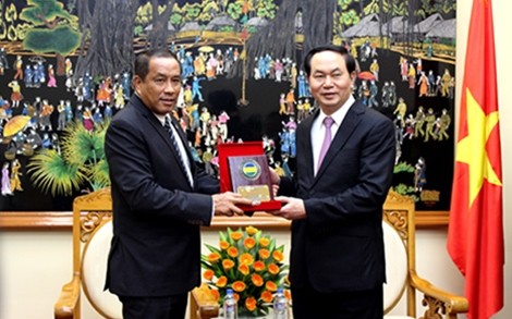 Minister für öffentliche Sicherheit empfängt Delegation des myanmarischen Innenministeriums - ảnh 1