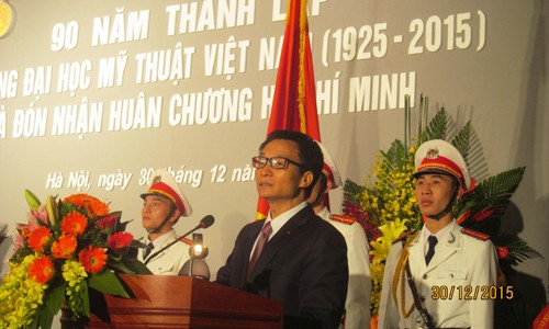 Universität für bildende Kunst Vietnams erhält Ho Chi Minh-Orden - ảnh 1
