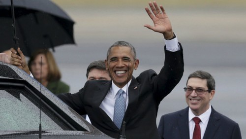 US-Präsident Barack Obama startet den Kubabesuch - ảnh 1
