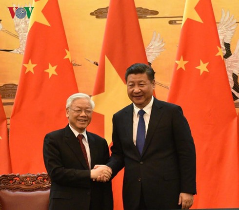 Glückwunschtelegramm zum 67. Jahrestag der Beziehungen zwischen Vietnam und China - ảnh 1