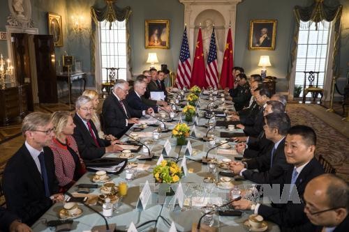 China und USA führen Diplomatie- und Sicherheitsdialog - ảnh 1