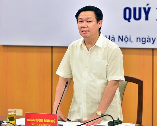 Vizepremierminister Vuong Dinh Hue leitet Sitzung der Beratungskommission für Finanzpolitik - ảnh 1